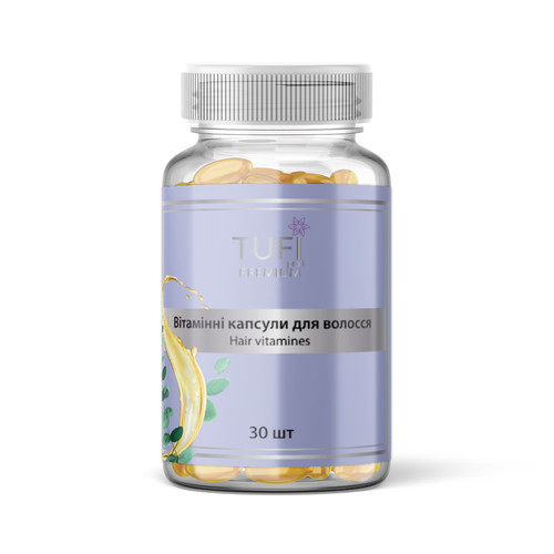 Vitamin capsules TUFI profi PREMIUM for hair smoothness, shine and hydration 30 pcs (0244120)