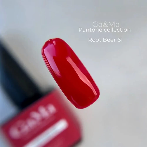 Гель-лак GA&MA Pantone collection №061 Root Beer барбарисовый 10 мл (7700322) - Фото №2