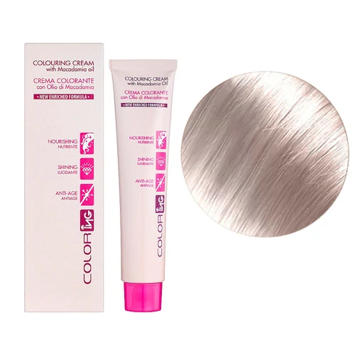 Крем-краска для волос ING Professional Colouring Cream with Macadamia oil 10.1 платиновый блондин пепельный 60 мл (IN00540) - Фото №2