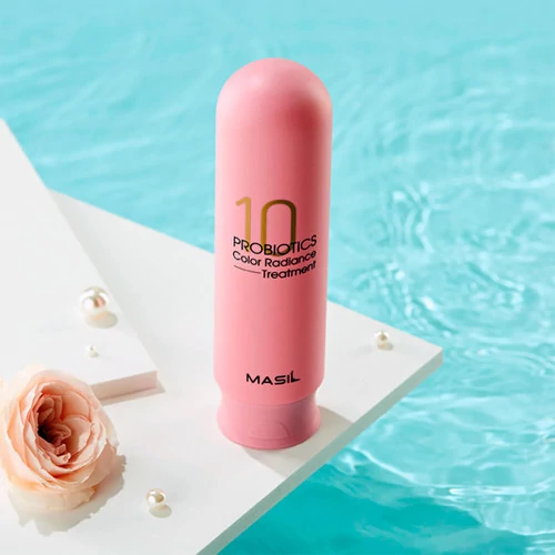 Бальзам MASIL для волос с пробиотиками для защиты цвета 10 Probiotics Color Radiance Treatment 300 мл - Фото №3