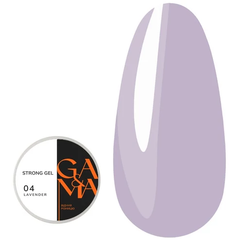 Гель для наращивания GA&MA STRONG №004 Lavender лавандовый 30 мл (7701763) - Фото №1