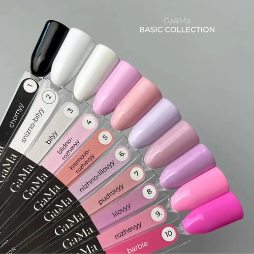 Гель-лак GA&MA Basic collection №006 нежно-лиловый 10 мл (7700296) - Фото №3