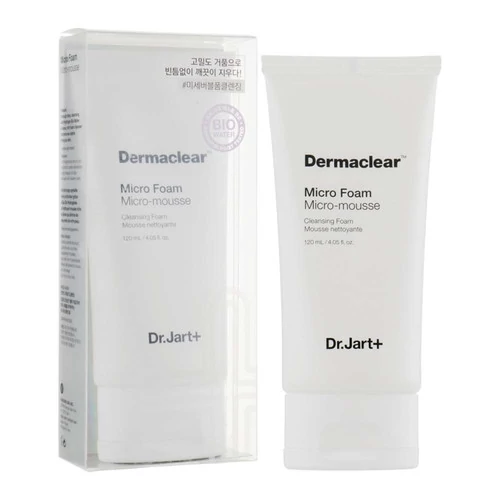 SALE Пенка DR.JART для умывания Dermaclear Micro pH Foam Micro-Mousse120 мл - Фото №2