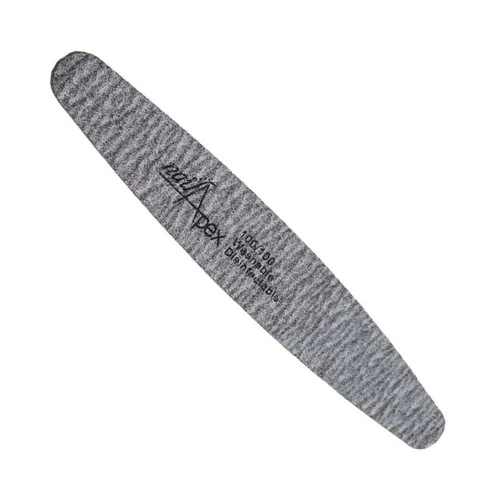 Пилка NAILAPEX зебра овал 100/100 грит