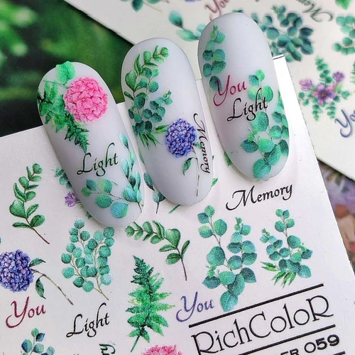 Слайдер Richcolor Nails Slider 059 листья - Фото №2