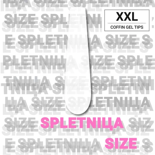 Гелевые типсы ADORE Gel Tips COFFIN XXL 240 шт (2101600442097) - Фото №3