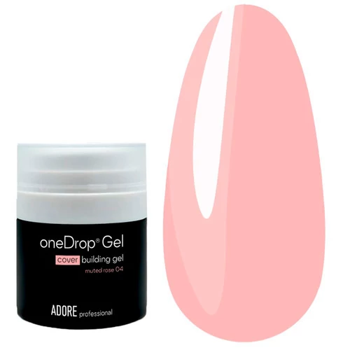 Гель ADORE One Drop Gel №04 muted rosel (с вакуумной помпой) 30 мл (2101400443683) - Фото №1