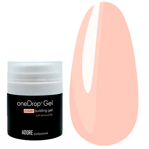 Гель ADORE One Drop Gel №05 soft almond  (с вакуумной помпой) 30 мл (2101400443690) - Фото №1