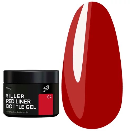 Гель SILLER Red Liner №04 15 мл (НФ-00018882) - Фото №1