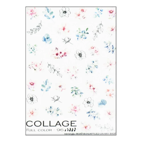 Слайдер Collage full color 96 цветы