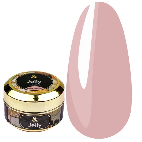 Гель-желе F.O.X Jelly Cover Cappuccino капучино 15 мл (Js-Cap) - Фото №1