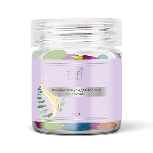 Vitamin capsules TUFI profi PREMIUM for hair mix 9 pcs (0308019)