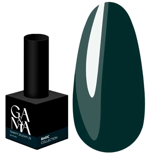 Гель-лак GA&MA Basic collection №029 темно-зеленый 10 мл (7700279) - Фото №1