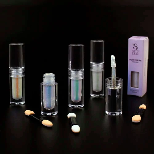 Жидкая втирка Steffani Liquid chrome powder №02 синий 2 г (LcpS2-02) - Фото №5