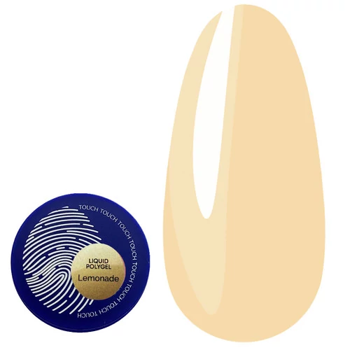 Полигель Touch liquid polygel Lemonade светло-желтый 15 мл (2930000052076) - Фото №1