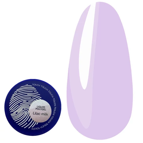 Полигель Touch liquid polygel Lilac Milk светло-лиловый 15 мл (2930000052083) - Фото №1