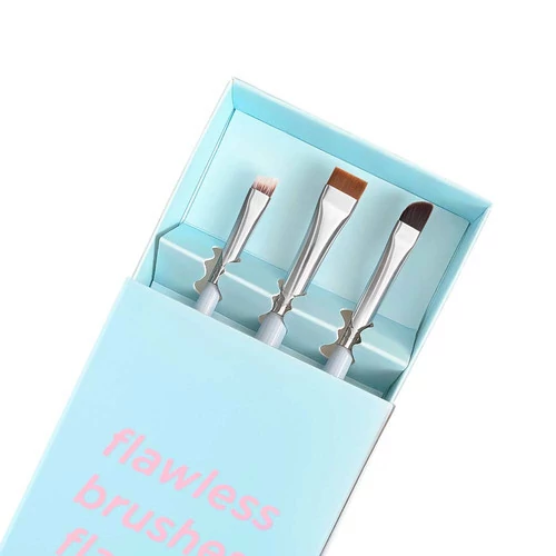 Набор кистей для бровей OKO Flawless Brushes Flawless Brows 3 шт (OKObrset02) - Фото №3