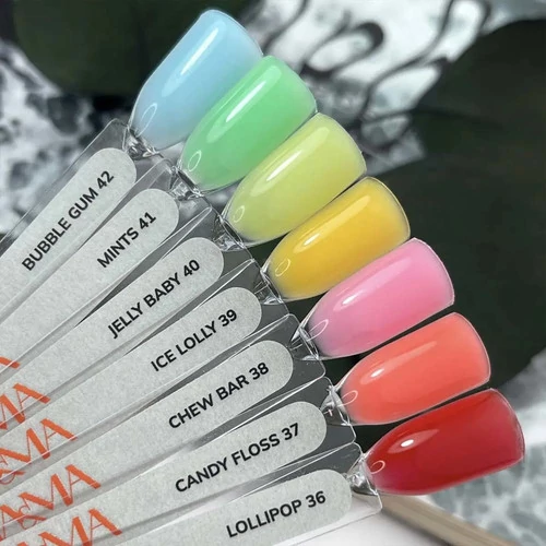 Гель для наращивания GA&MA Simple gel №042 Bubble Gum голубой 15 мл (7702622) - Фото №3