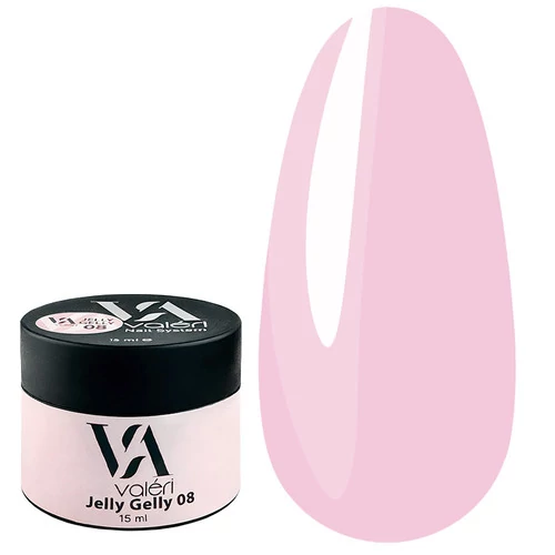 Гель-желе VALERI Jelly Gelly №08 розовый 15 мл (VJG15-08) - Фото №1