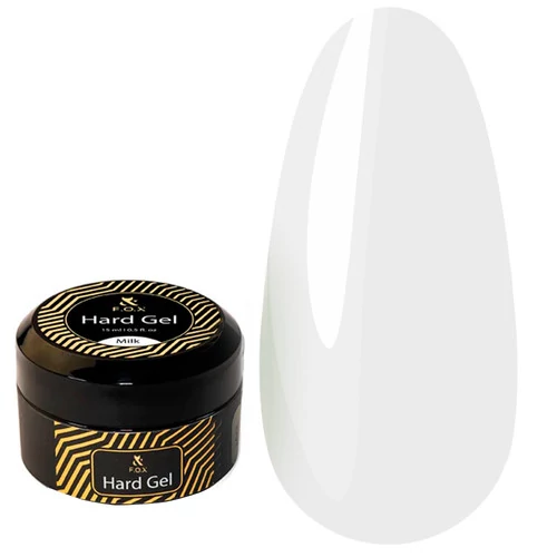 Гель F.O.X Hard gel Cover Milk 15 мл (HGs-M) - Фото №1