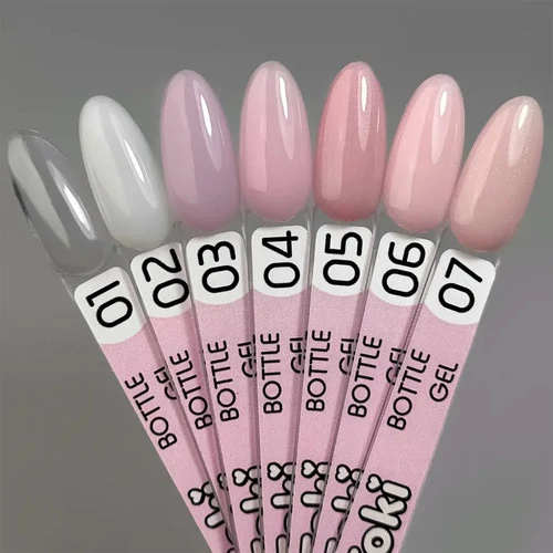 Гель для наращивания Toki-Toki Bottle Gel №04 розово-коралловый 5 мл (2002BG04) - Фото №3