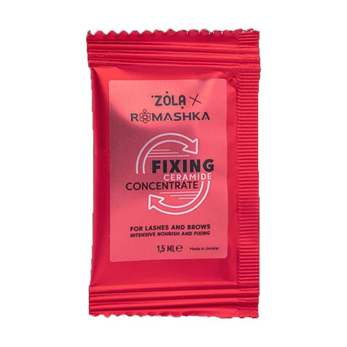 SALE Фиксирующий концентрат ZOLA x Romashka саше Fixing Ceramide Concentrate 1,5 мл x 10 шт - Фото №1
