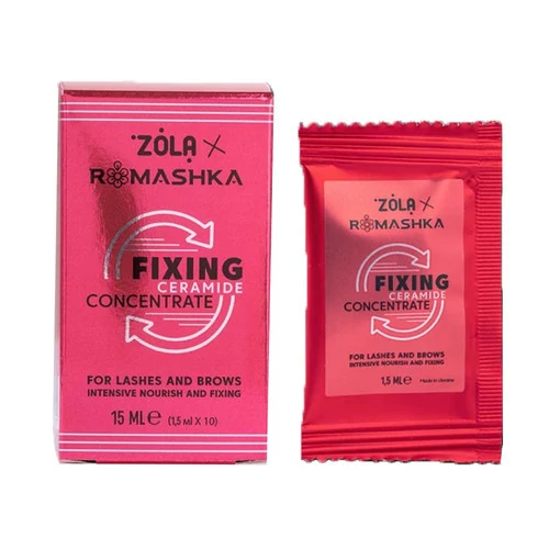 SALE Фиксирующий концентрат ZOLA x Romashka саше Fixing Ceramide Concentrate 1,5 мл x 10 шт - Фото №2