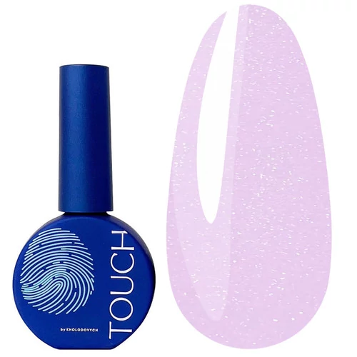 База для ногтей Touch Gloss №02 розовый с блестками 13 мл (2930000053967) - Фото №1