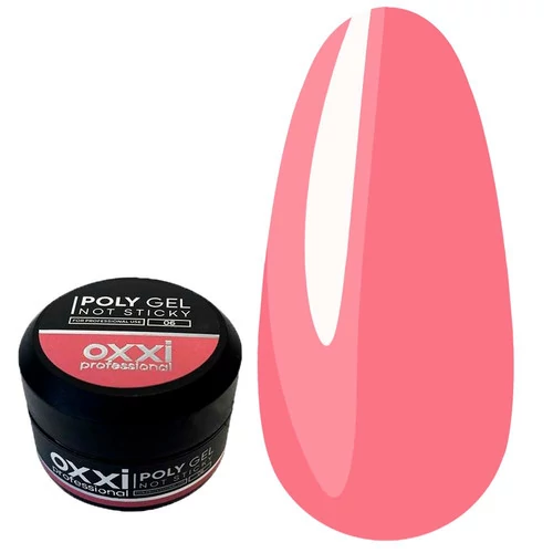 Полигель OXXI Poly Gel NOT STICKY №06 кораллово-розовый 30 мл (000002825) - Фото №1