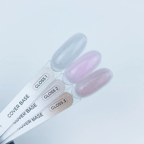 База для ногтей Touch Gloss №03 лиловый с блестками 13 мл (2930000053981) - Фото №3