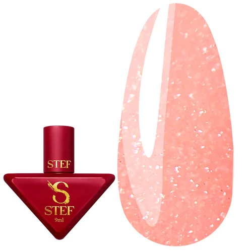 База Steffani Cover №52 ніжно-персикова з шимером 9 мл (SCB09-52)