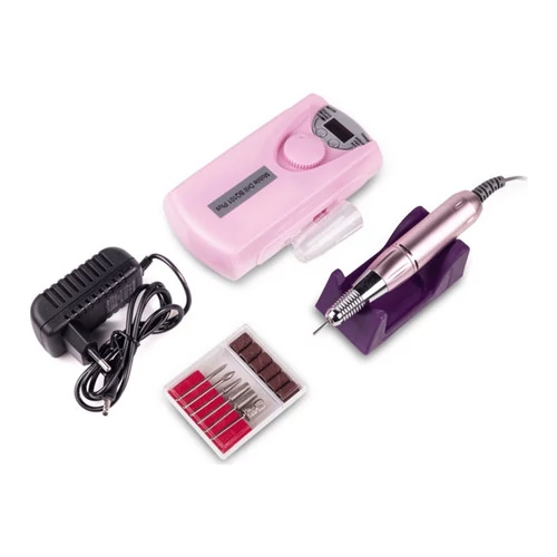 Фрезер для маникюра Mobile Drill BQ-101 на аккумуляторе PINK - Фото №1