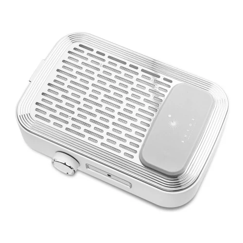 Вытяжка Bucos Cyclone V3-B WHITE с фильтром НЕРА и аккумулятором 100W для маникюра - Фото №1