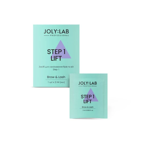 Средство JOLYLAB для ламинирования бровей и ресниц Step 1 2 мл - Фото №2