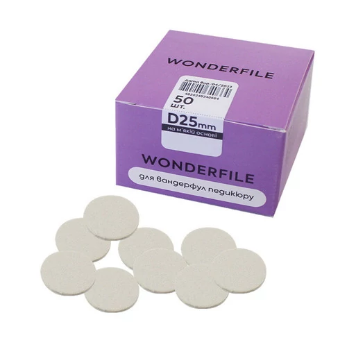 Клеевые файлы Wonderfile диск 25 мм, 120 гр 50 шт (WFPDG25/120	) - Фото №2