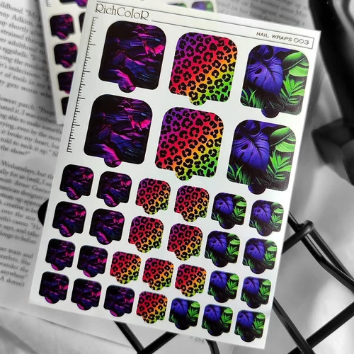 Пленка для педикюра Richcolor Nail Wraps №03 - Фото №2