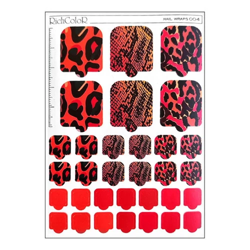 Пленка для педикюра Richcolor Nail Wraps №04 - Фото №1