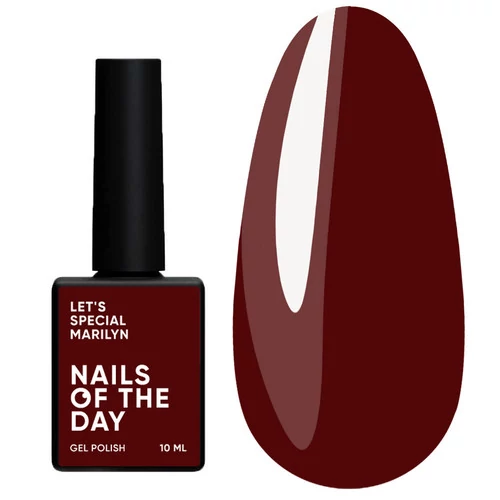 Гель-лак NAILS OF THE DAY Let's special MARILYN бордовый 10 мл (НФ-00018545) - Фото №1