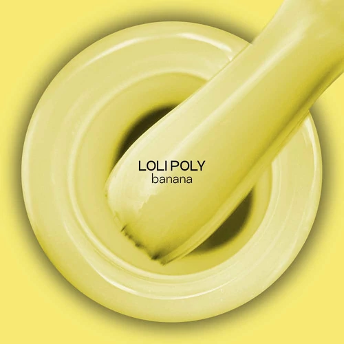 База ADORE LOLI POLY BASE №07 banana ярко-желтая 15 мл (2101000446237) - Фото №2
