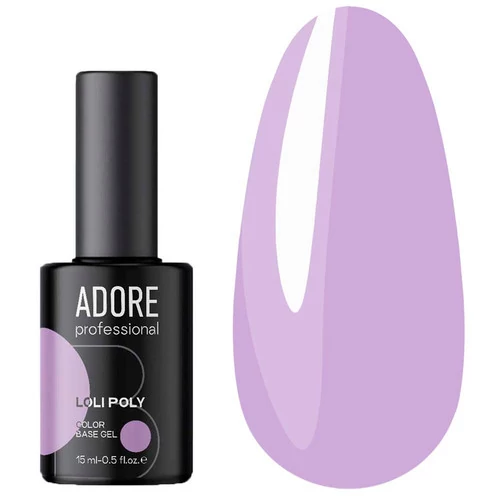 База ADORE LOLI POLY BASE №01 peri сиреневый 15 мл (21010004461830) - Фото №1