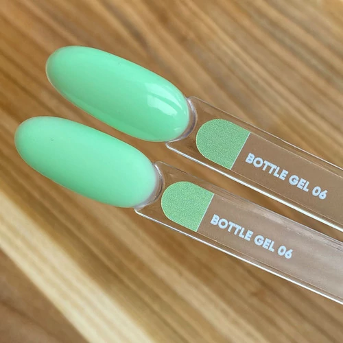 Гель для наращивания  NAILS OF THE DAY Bottle Gel №06 светло-салатовый 10 мл (u0000016260) - Фото №3