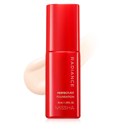 Тональная основа Missha для лица стойкая Radiance Perfect-Fit Foundation SPF 30 PA++ №21N 35 мл - Фото №2