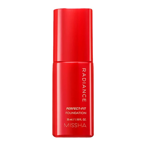 Тональная основа Missha для лица стойкая Radiance Perfect-Fit Foundation SPF 30 PA++ №21N 35 мл - Фото №1