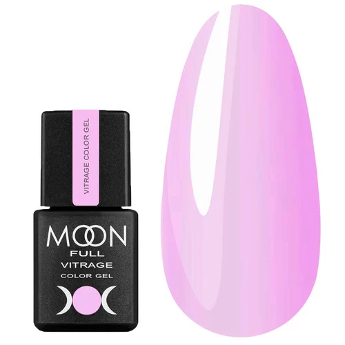 Гель-лак MOON FULL Vitrage Collor №02 лавандовая дымка 8 мл (5905123023699) - Фото №1