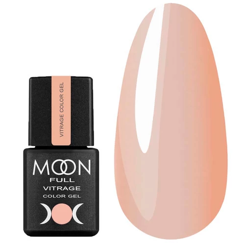 Гель-лак MOON FULL Vitrage Collor №09  коричневий 8 мл (5905123023774) - Фото №1