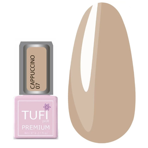 Гель-лак TUFI profi CAPPUCCINO 07 Ореховый 8 мл (0102589)