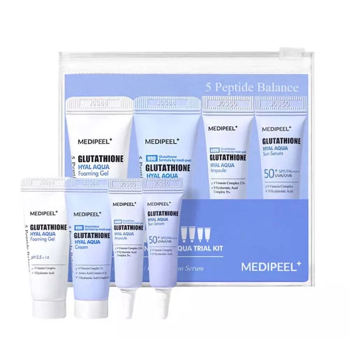 Набор миниатюр MEDI-PEEL для увлажнения лица с глутатионом Glutathione Hyal Aqua Trial Kit - Фото №1
