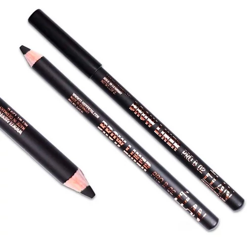 Карандаш ELAN professional line пудровый для бровей Brow Liner Pro 02 dark brown - Фото №4