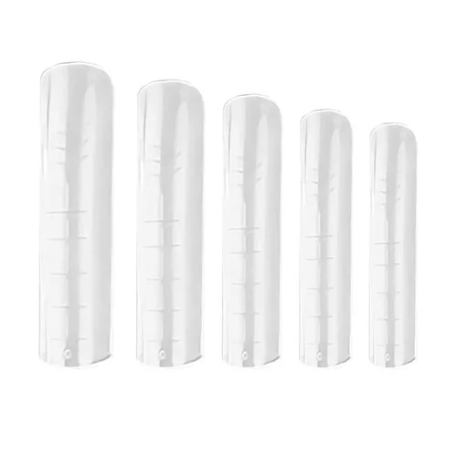 Верхние формы DNKa Top Nail Forms Long Square для моделирования 120 шт (FDNKALS) - Фото №1