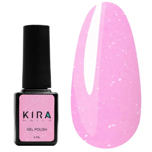 Гель-лак Kira Nails Soft Glow №004 розовый с блестками 6 мл (699804) - Фото №1
